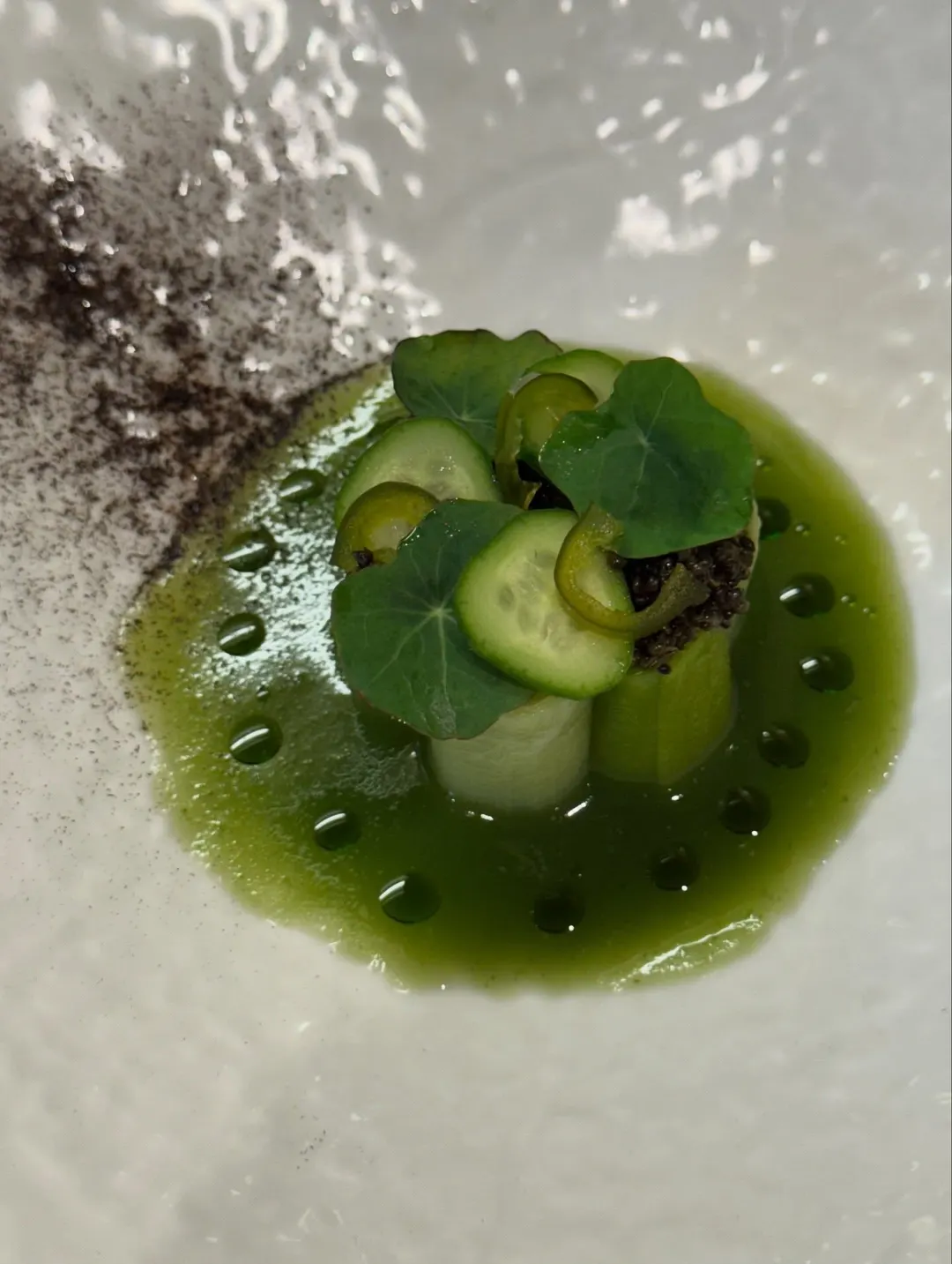 Rezept: Lauch mit Gurken-Koriandersud – Bild 2