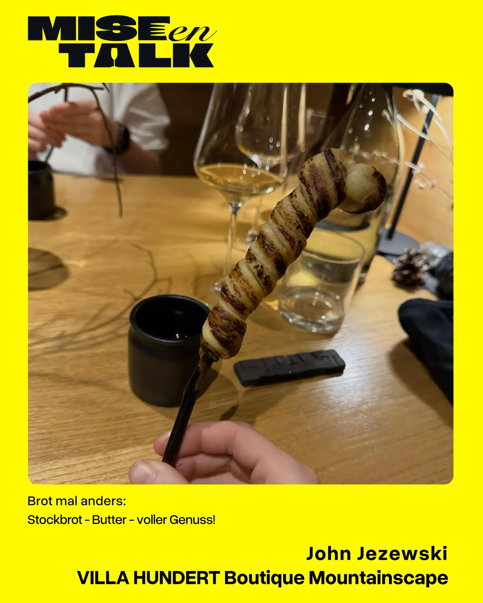 Stockbrot in der Villa Hundert